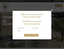 Tablet Screenshot of hotel-nord-est.com
